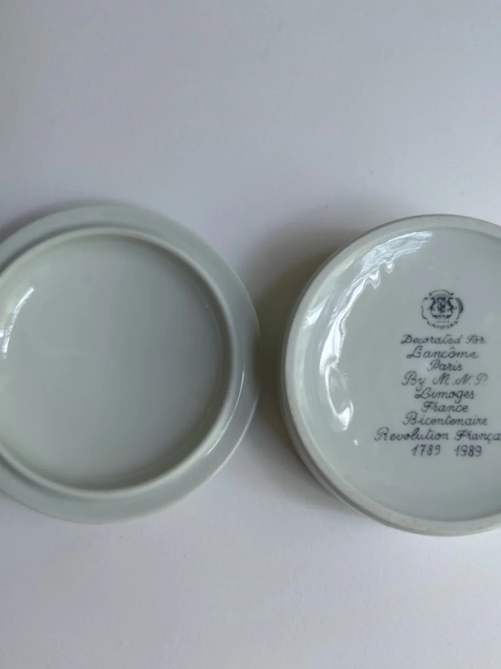 Limoges for Lancome Bicentenaire Lidded Porcelain Box